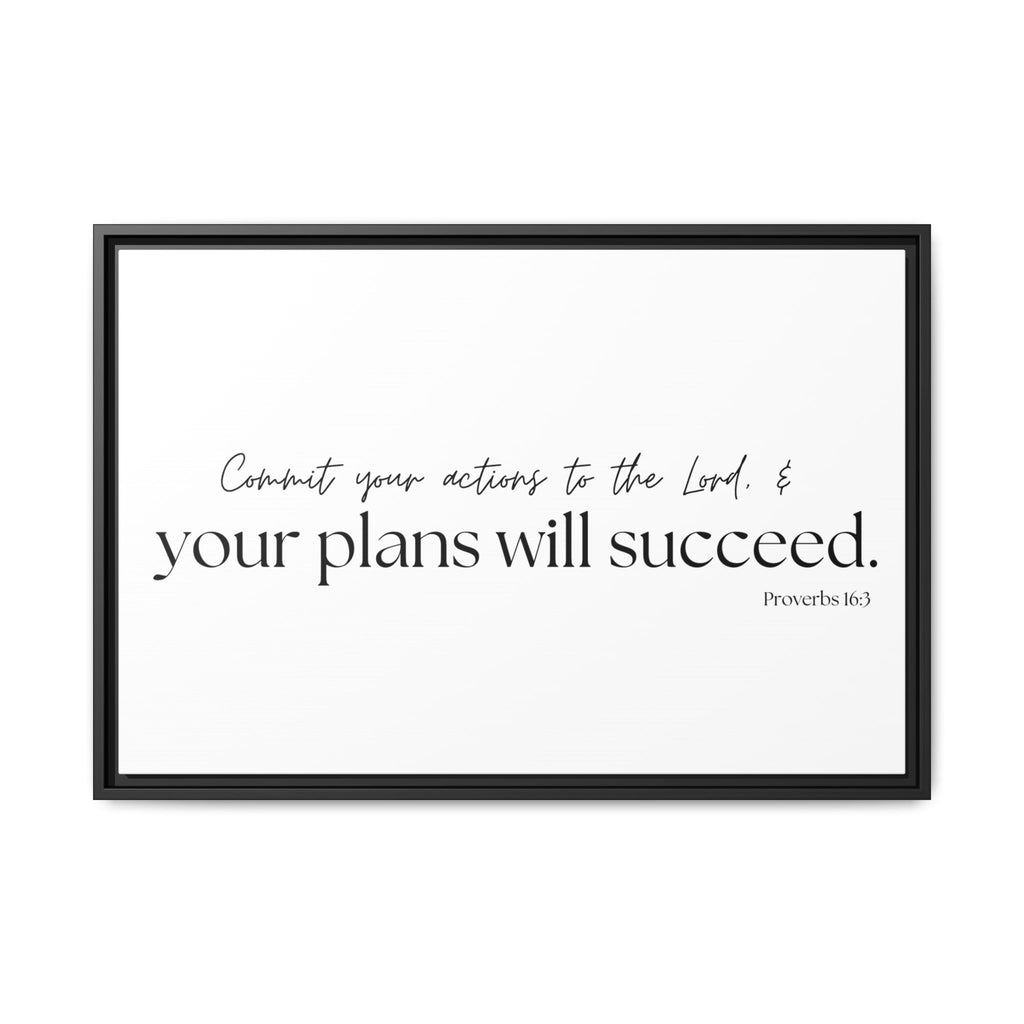 Matte Canvas, Framed (Multi-color)