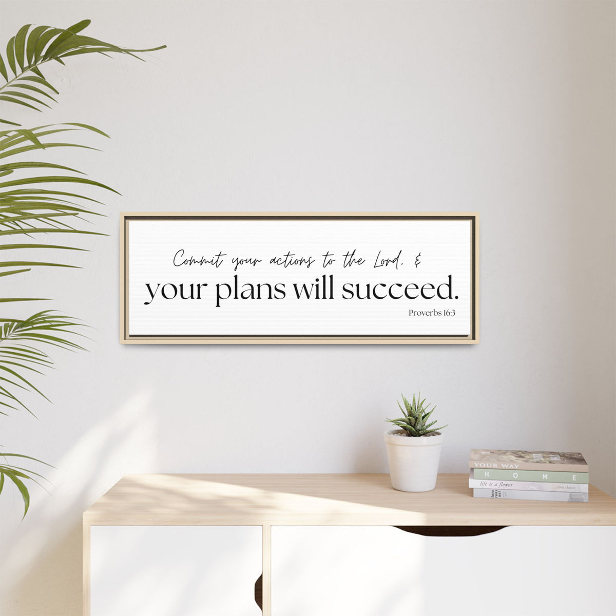 Matte Canvas, Framed (Multi-color)