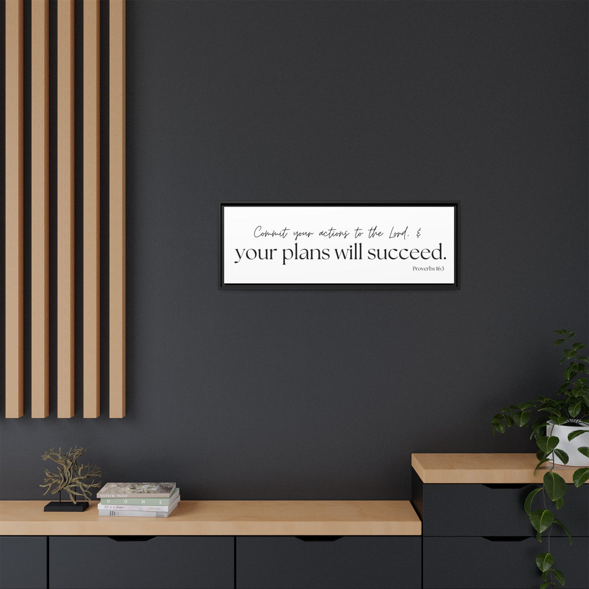 Matte Canvas, Framed (Multi-color)