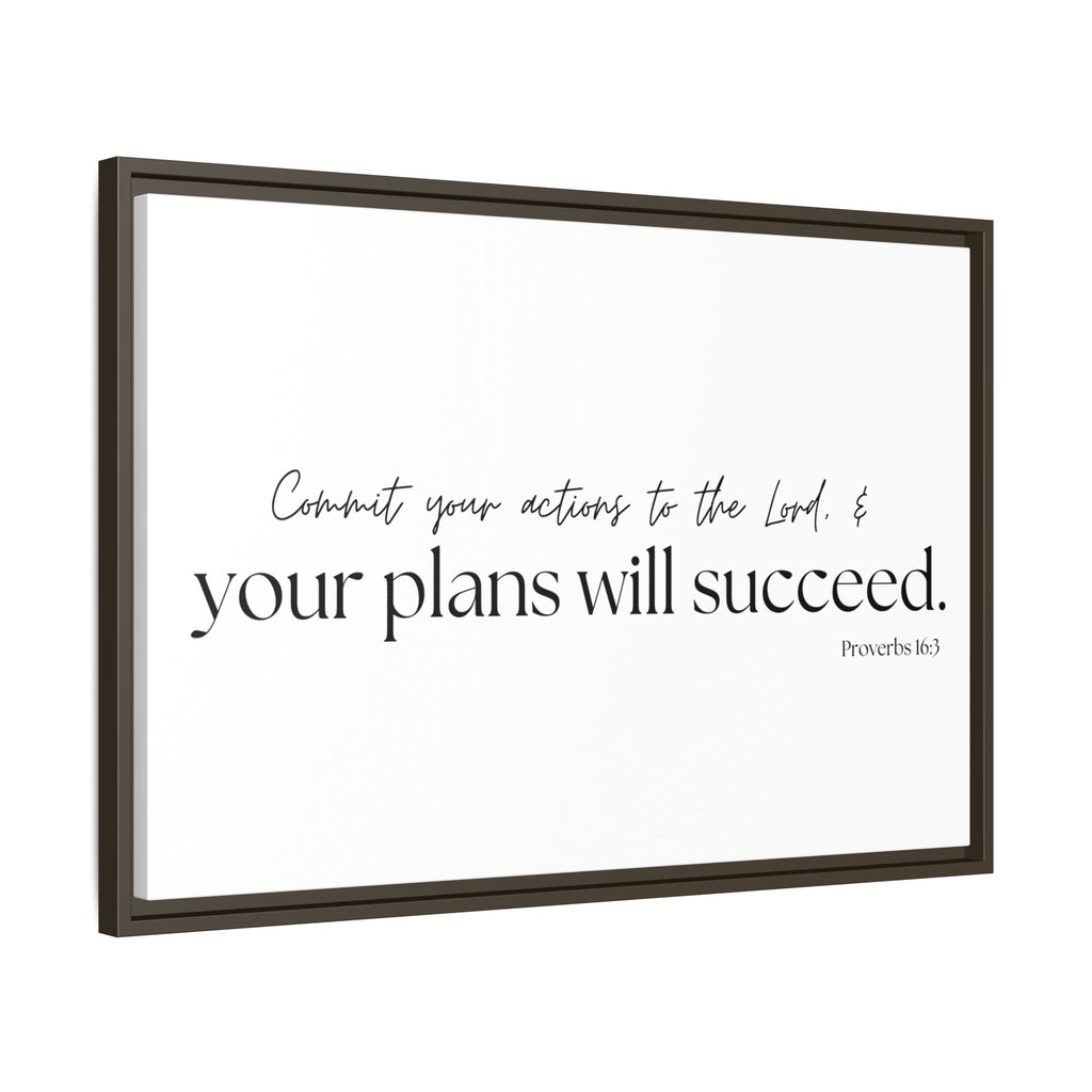 Matte Canvas, Framed (Multi-color)