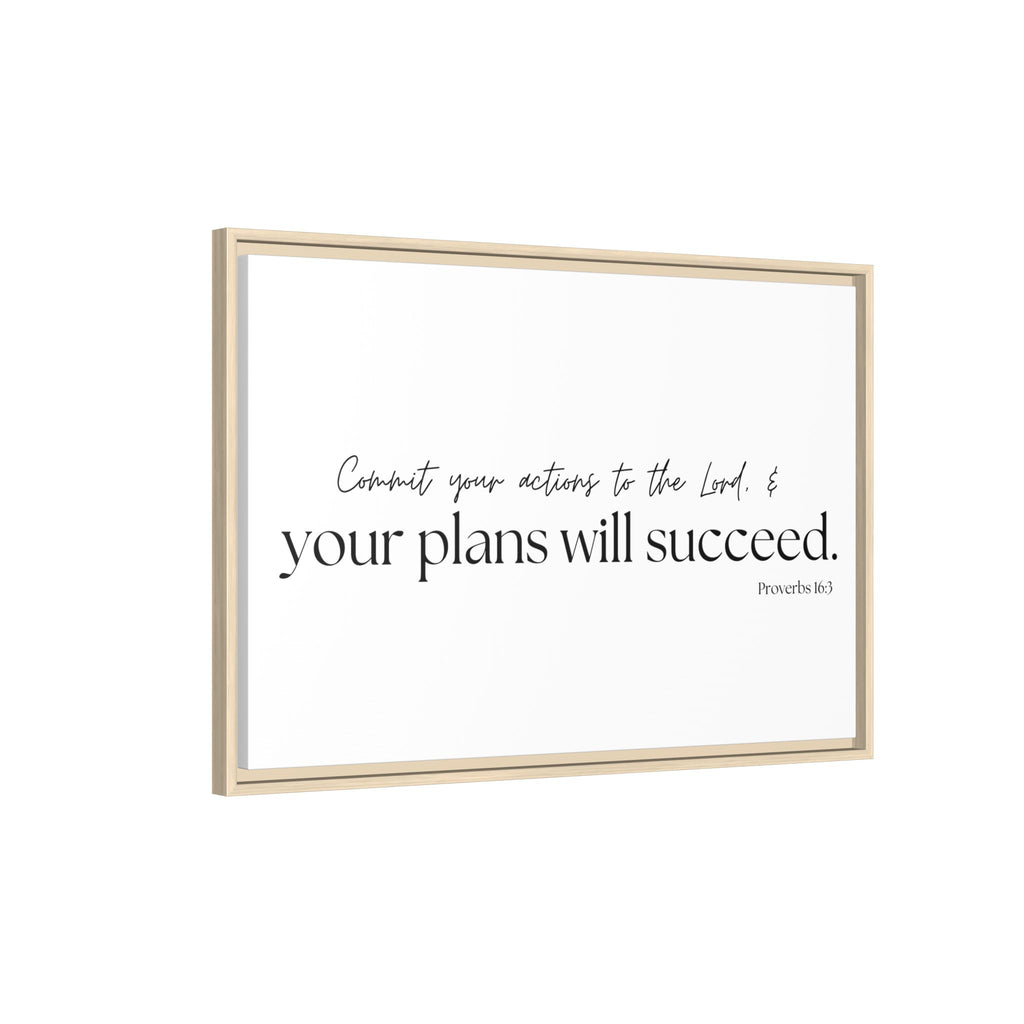 Matte Canvas, Framed (Multi-color)