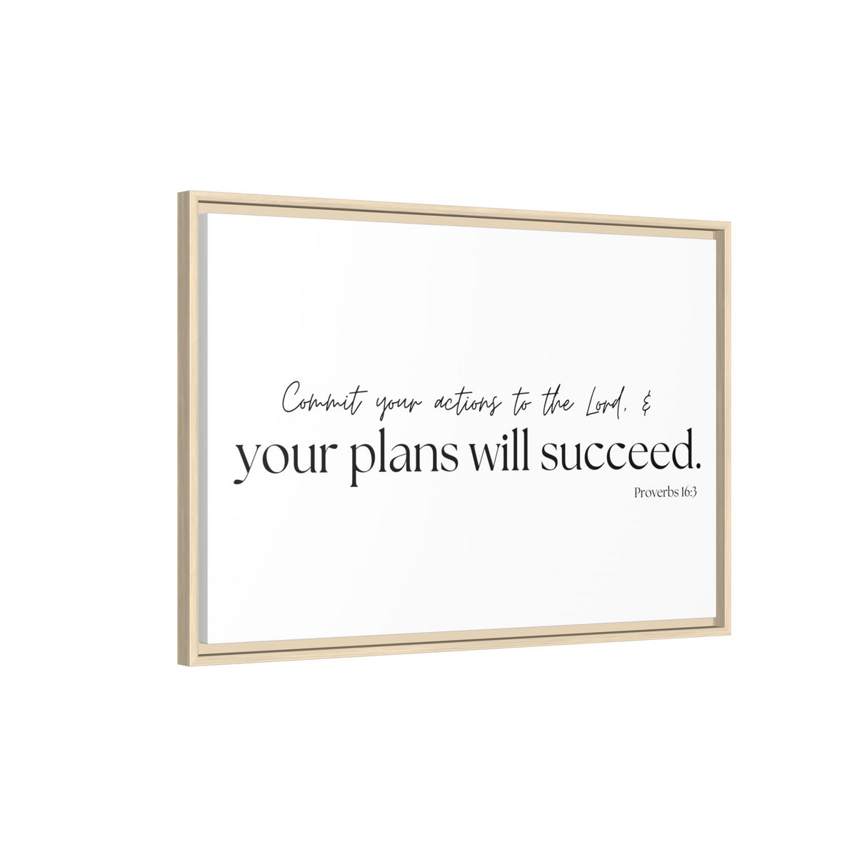 Matte Canvas, Framed (Multi-color)