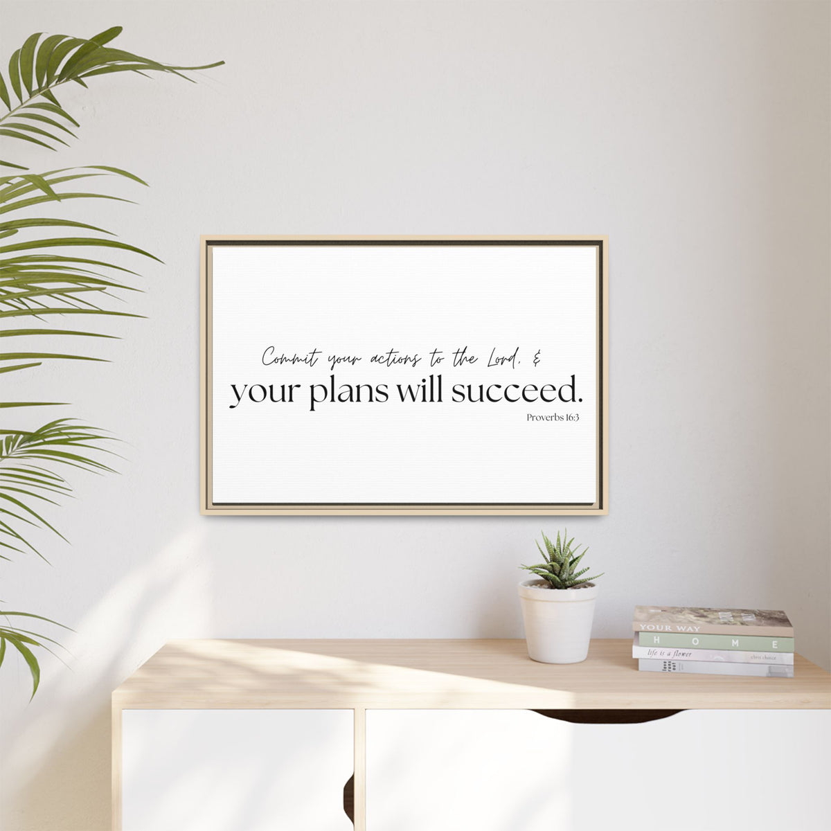 Matte Canvas, Framed (Multi-color)