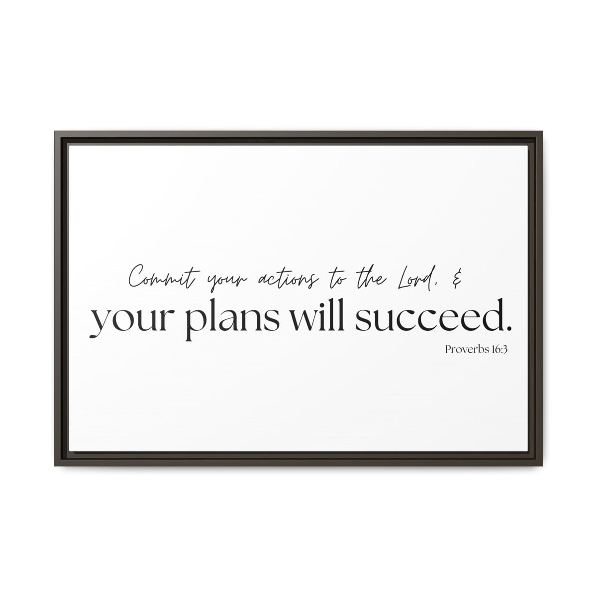 Matte Canvas, Framed (Multi-color)