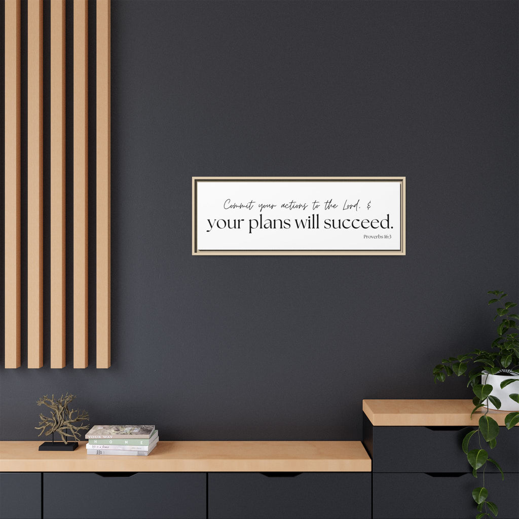 Matte Canvas, Framed (Multi-color)