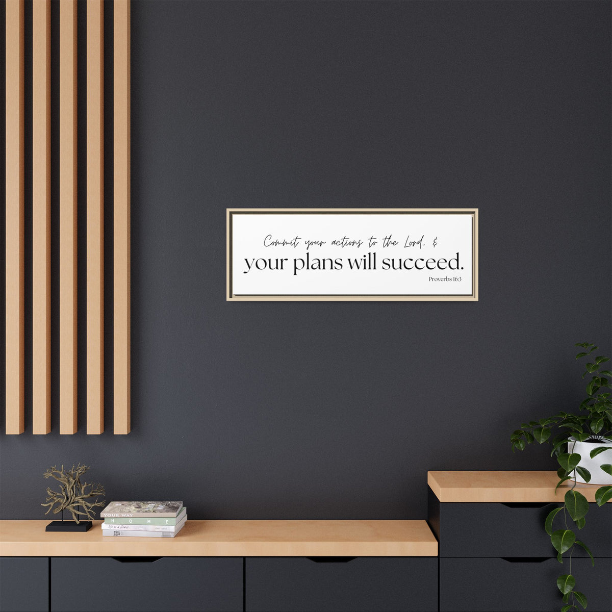 Matte Canvas, Framed (Multi-color)