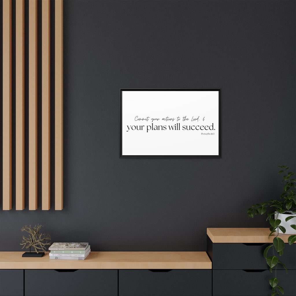 Matte Canvas, Framed (Multi-color)