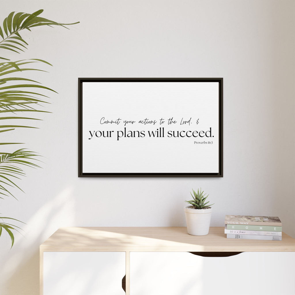 Matte Canvas, Framed (Multi-color)
