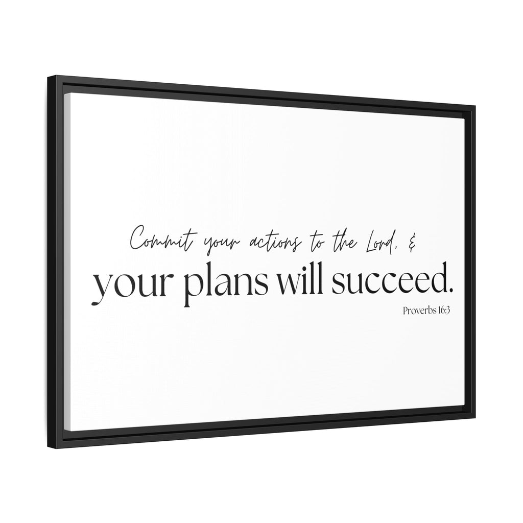 Matte Canvas, Framed (Multi-color)