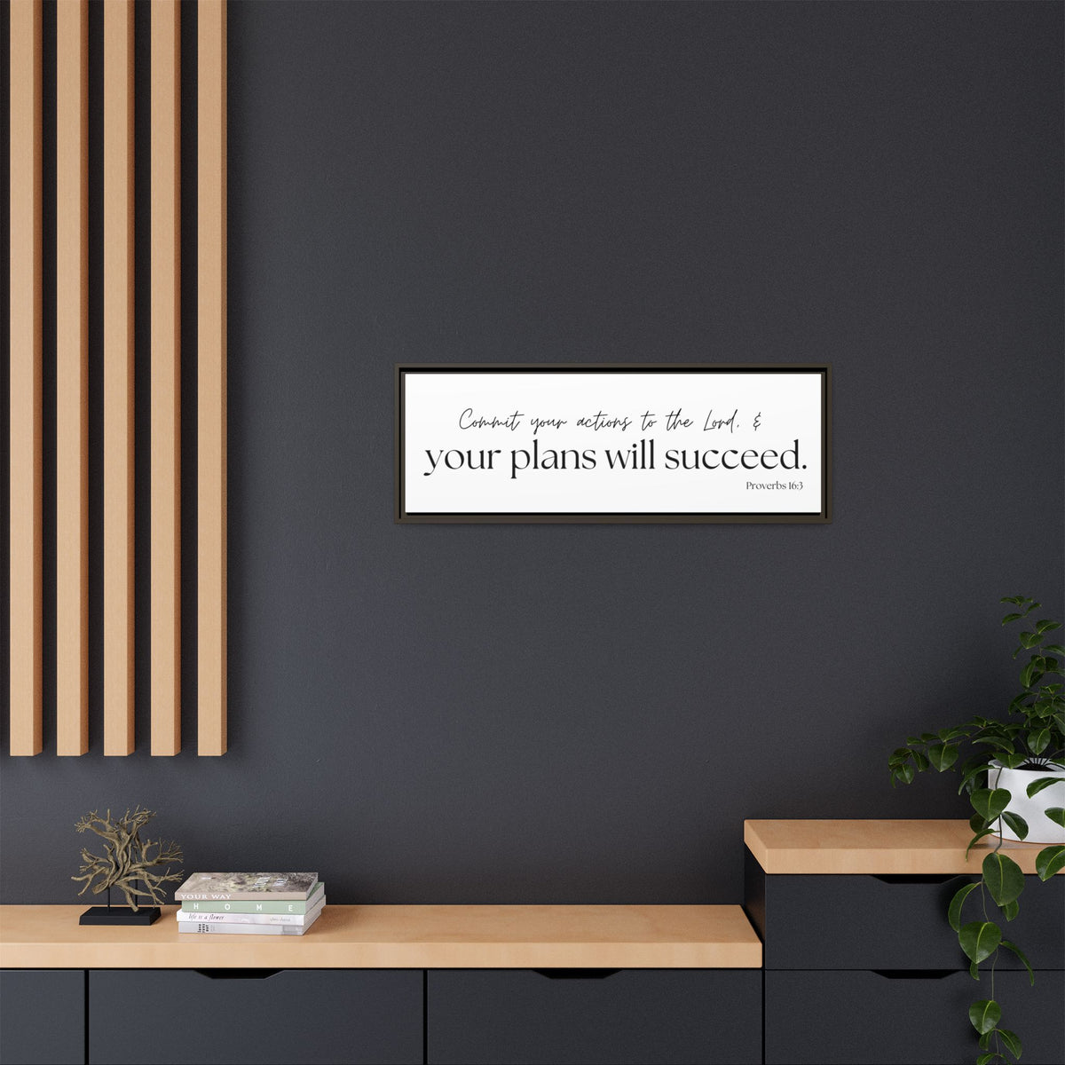 Matte Canvas, Framed (Multi-color)