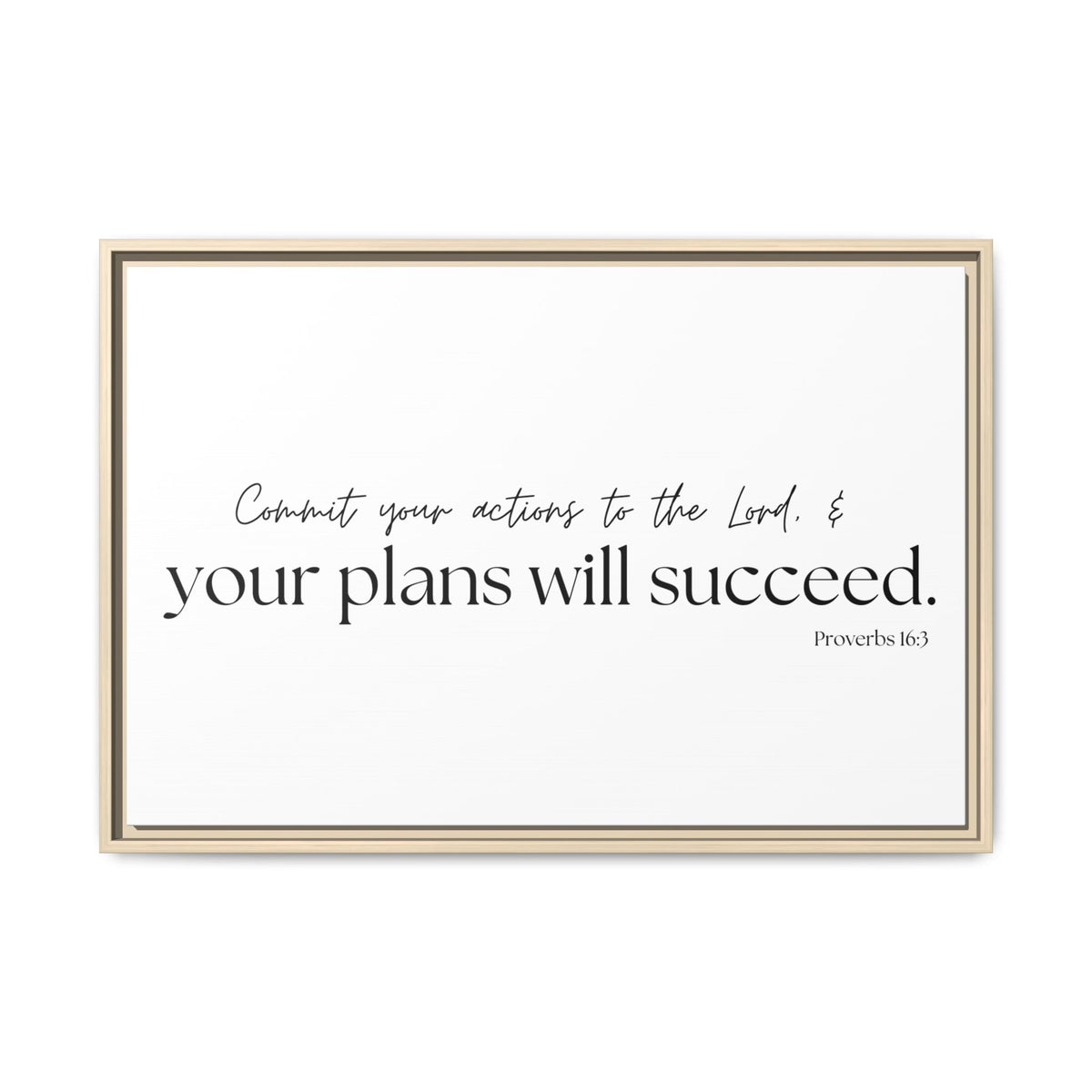 Matte Canvas, Framed (Multi-color)