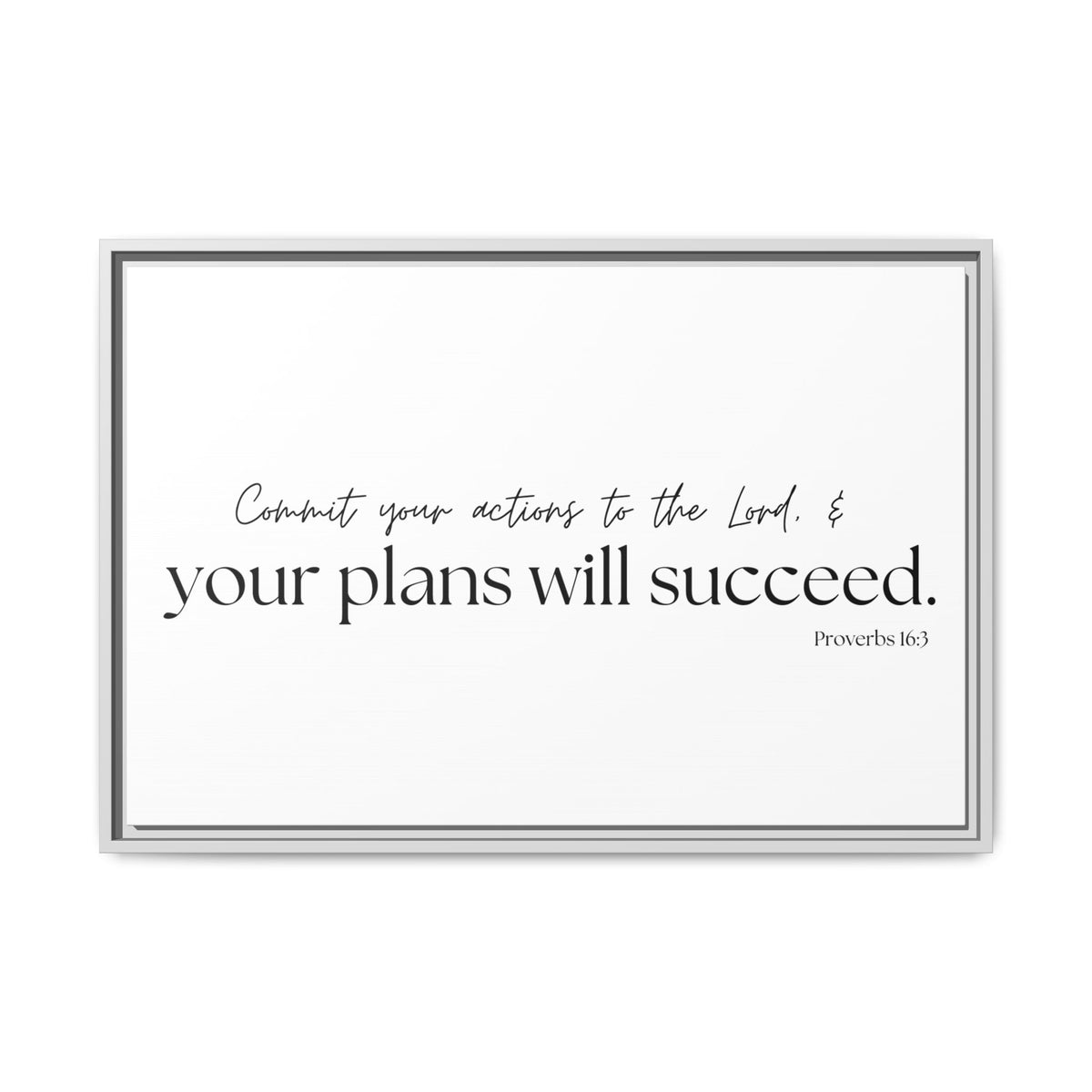 Matte Canvas, Framed (Multi-color)