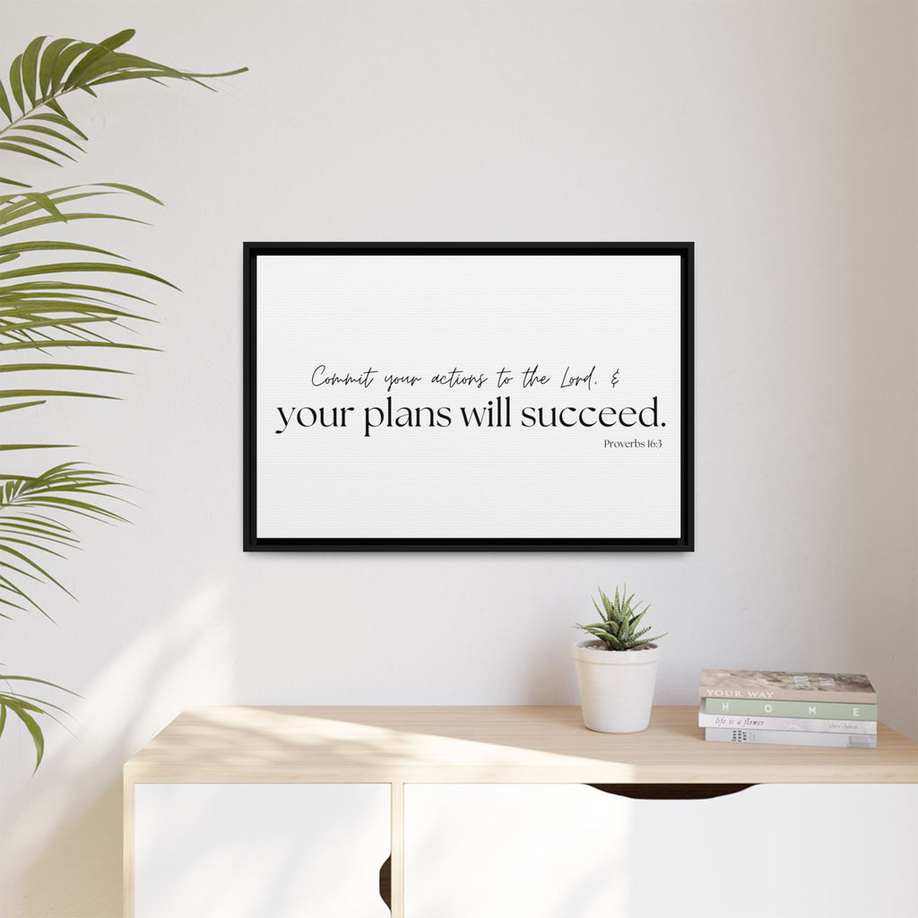 Matte Canvas, Framed (Multi-color)