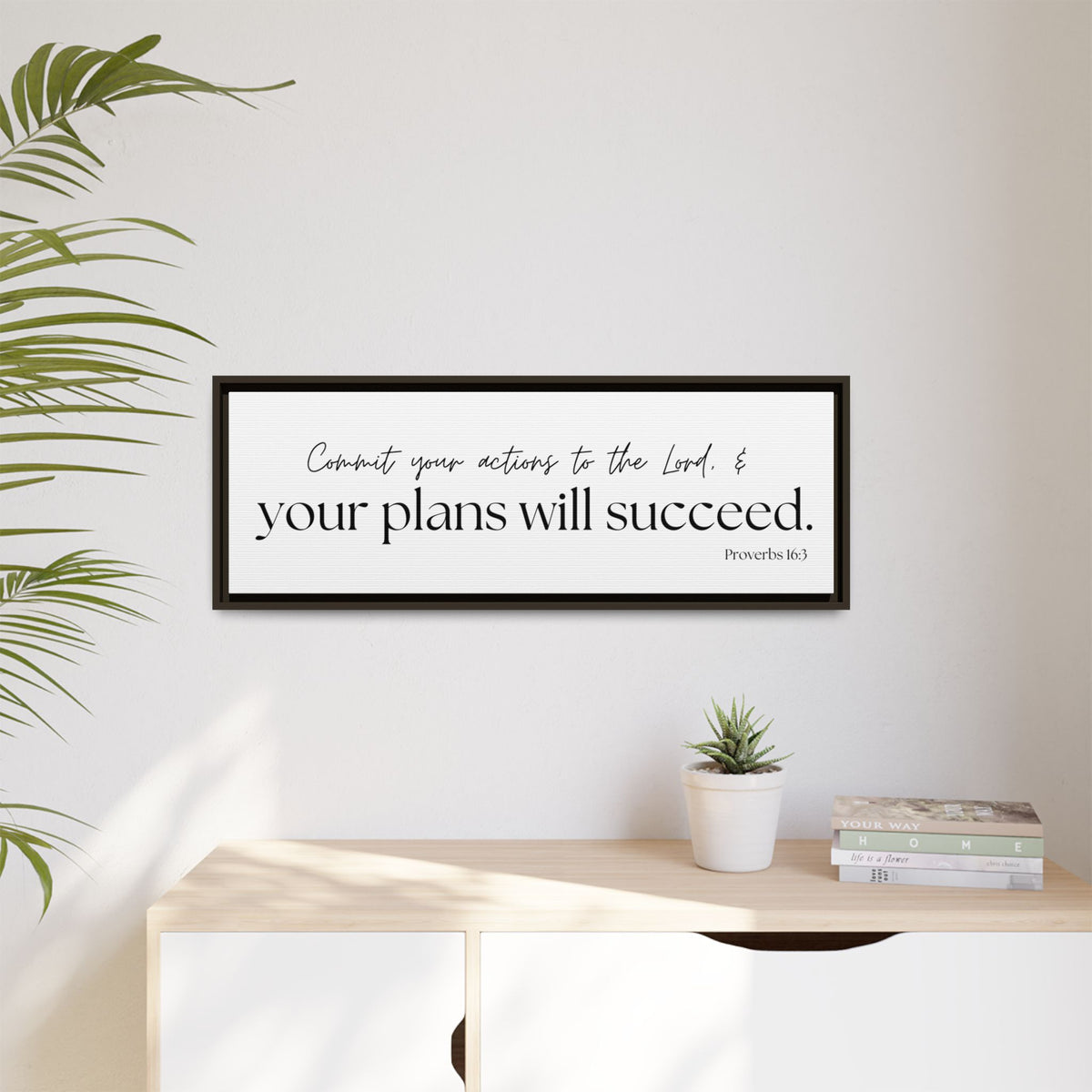Matte Canvas, Framed (Multi-color)