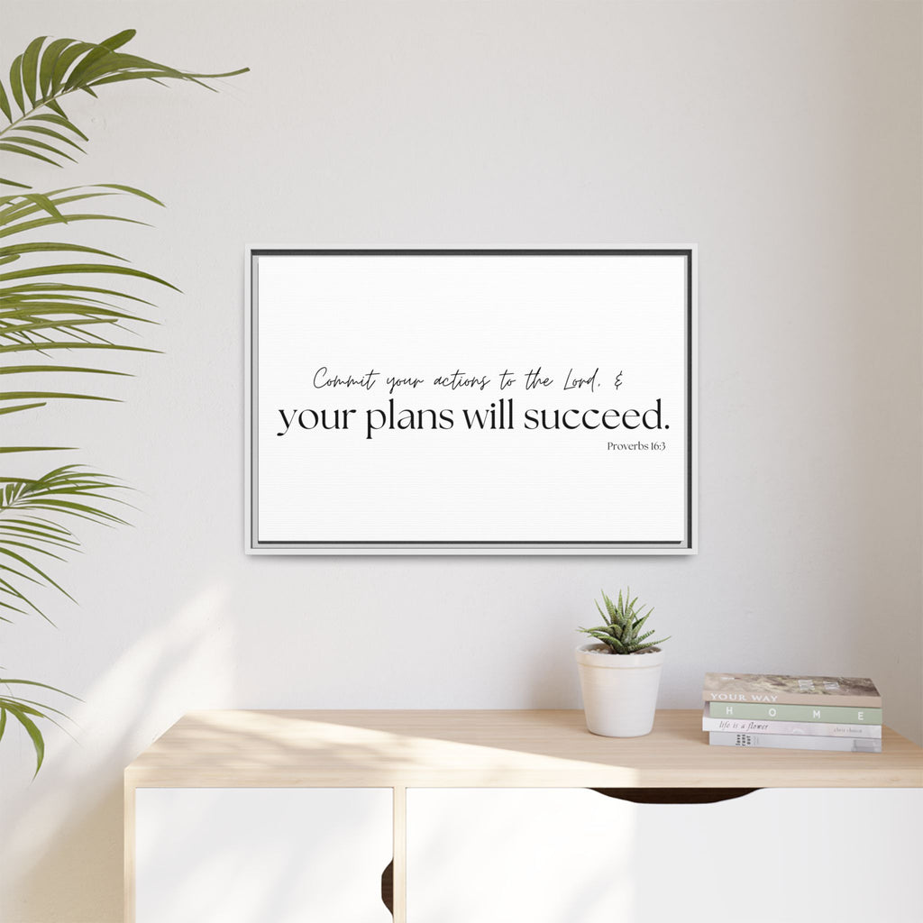 Matte Canvas, Framed (Multi-color)