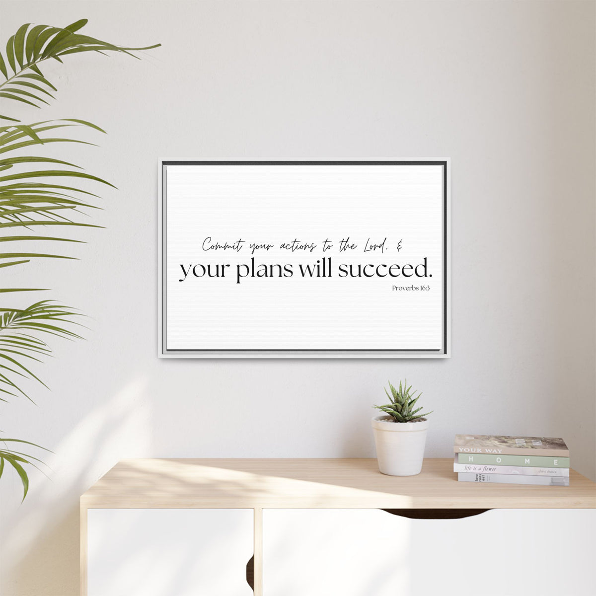 Matte Canvas, Framed (Multi-color)
